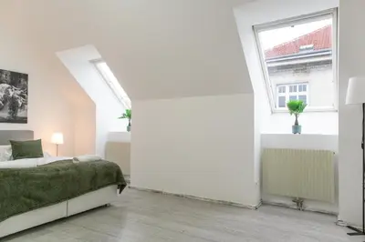 Ein Bett oder Betten in einem Zimmer der Unterkunft Homely 3BR Apt Perfect for families and groups