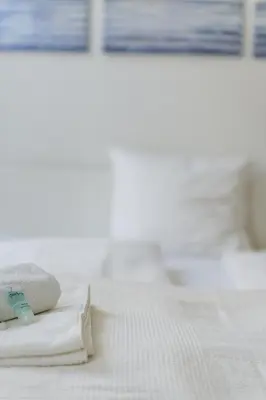 Ein Bett oder Betten in einem Zimmer der Unterkunft Smart Living Apartments - Favoriten