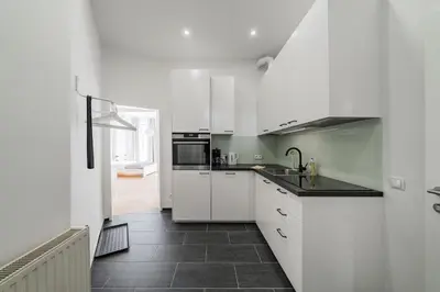 Küche/Küchenzeile in der Unterkunft Smart Living Apartments - Hauptbahnhof