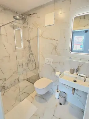 Ein Badezimmer in der Unterkunft Der Franzlhof