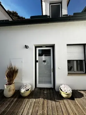 Das Gebäude in dem sich die Ferienwohnung befindet
