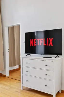 TV/Unterhaltungsangebot in der Unterkunft 3 bedrooms I 110 square meter I walk to all sights