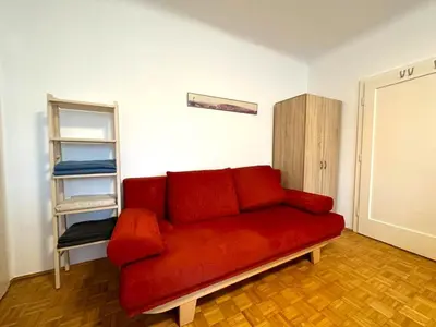 Ein Sitzbereich in der Unterkunft Apartment near Schönbrunn Palace Vienna