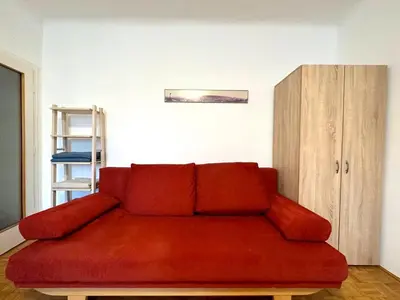 Ein Sitzbereich in der Unterkunft Apartment near Schönbrunn Palace Vienna