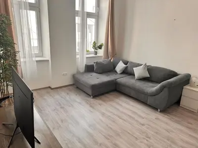 Grundriss der Unterkunft Spacious Netflix Apartment for up to 4 People with Massage Shower