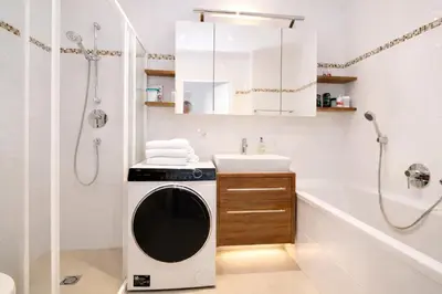 Ein Badezimmer in der Unterkunft Modern rooftop APT Vienna