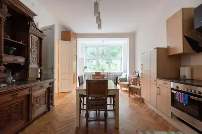 Küche/Küchenzeile in der Unterkunft Dornröschenschlaf am Stadtrand mit Anbindung ans Zentrum - 30 Minuten