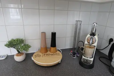 Kaffee-/Teezubehör in der Unterkunft Wunderschöne Altbau-Stil Wohnung