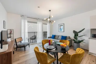 TV/Unterhaltungsangebot in der Unterkunft Modern Housing Apartments