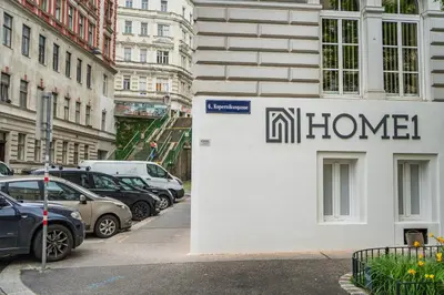 Das Gebäude in dem sich das Hostel befindet