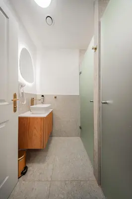 Ein Badezimmer in der Unterkunft HOME1 - Das Kopernikus