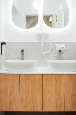 Ein Badezimmer in der Unterkunft HOME1 - Das Kopernikus