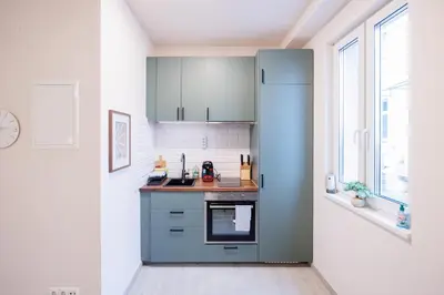 Küche/Küchenzeile in der Unterkunft Sissi Apartments