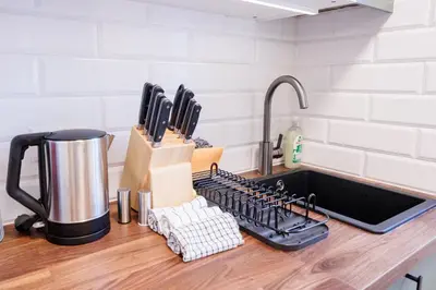 Küche/Küchenzeile in der Unterkunft Sissi Apartments
