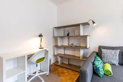 Ein Sitzbereich in der Unterkunft YOUNG VIENNA by JR City Apartments