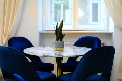 Ein Sitzbereich in der Unterkunft Splendid Studio - Close to Center & Danube