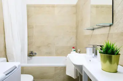 Ein Badezimmer in der Unterkunft Splendid Studio - Close to Center & Danube