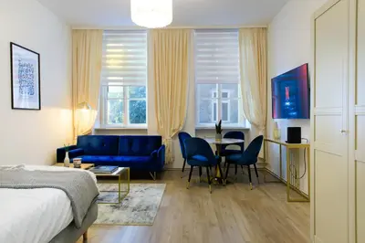 Ein Bett oder Betten in einem Zimmer der Unterkunft Splendid Studio - Close to Center & Danube