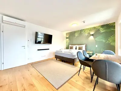 TV/Unterhaltungsangebot in der Unterkunft Apartment mit Balkon und Parkplatz