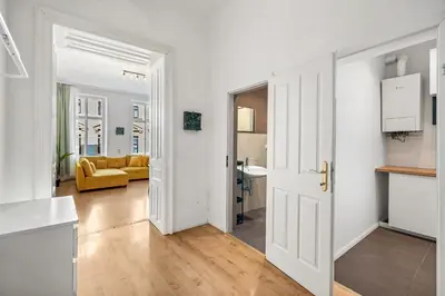 Küche/Küchenzeile in der Unterkunft Apartments Maximilian