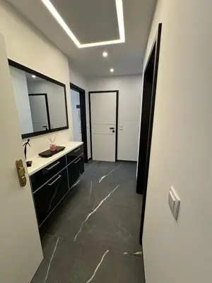 Grundriss der Unterkunft Black and white style apartment in Vienna