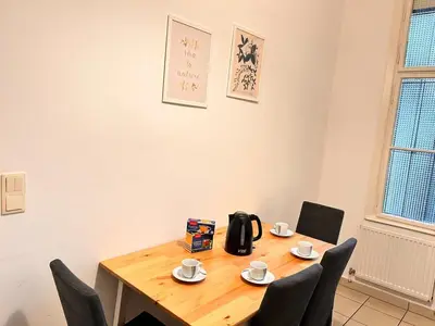 Kaffee-/Teezubehör in der Unterkunft Charming Loft for 4 Guests in Vienna 20