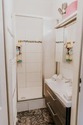 Ein Badezimmer in der Unterkunft Vienna City Apartment - Belvedere