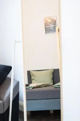 Ein Sitzbereich in der Unterkunft Vienna City Paradise