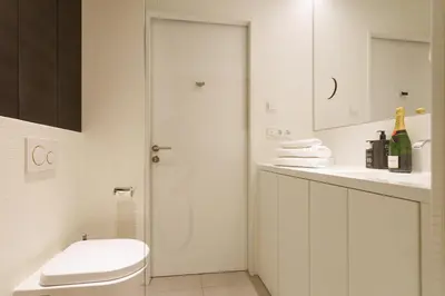 Ein Badezimmer in der Unterkunft Penthouse Loft with Skyline-View