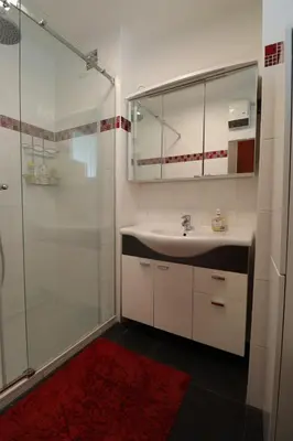 Ein Badezimmer in der Unterkunft Extravagante Serviced-Wohnung