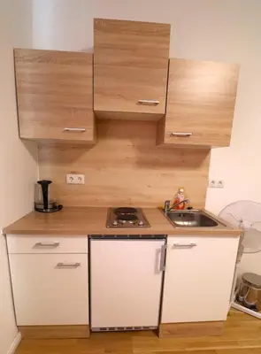 Küche/Küchenzeile in der Unterkunft Diamond Home Apartments