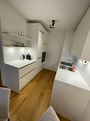 Küche/Küchenzeile in der Unterkunft Wiener Townhouse Prater