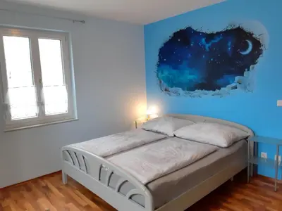 Ein Bett oder Betten in einem Zimmer der Unterkunft Appartementhaus Freiler