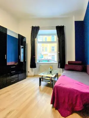 Ein Bett oder Betten in einem Zimmer der Unterkunft Elegant 1-Bedroom Apartment Near Danube River