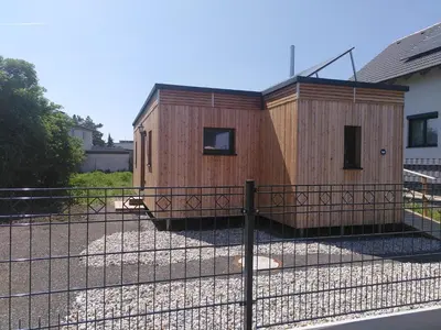 Das Gebäude in dem sich die Ferienwohnung befindet