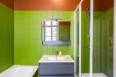 Ein Badezimmer in der Unterkunft VLA - Stadtpark