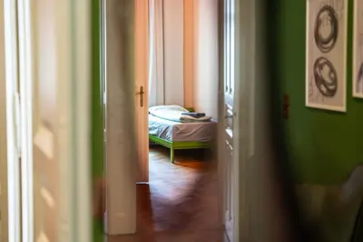 Ein Bett oder Betten in einem Zimmer der Unterkunft VLA - Stadtpark