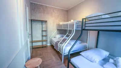 Ein Bett oder Betten in einem Zimmer der Unterkunft Short Residence Hostel Vienna