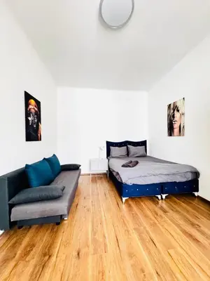 Grundriss der Unterkunft Chic Studio Retreat Near Augarten Park