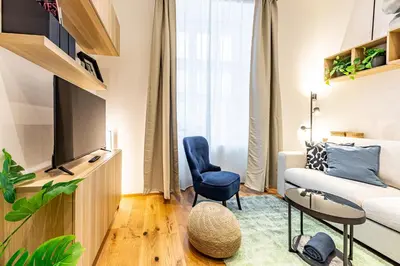 TV/Unterhaltungsangebot in der Unterkunft SUPERIOR DESIGN APARTMENT by JR City Apartments