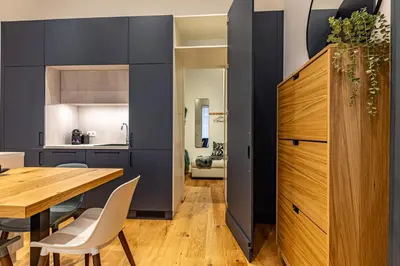 Küche/Küchenzeile in der Unterkunft SUPERIOR DESIGN APARTMENT by JR City Apartments