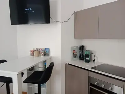 Küche/Küchenzeile in der Unterkunft Studioapartment Wien West - 15 minutes to Stephansdom and Schönbrunn