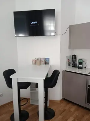 Küche/Küchenzeile in der Unterkunft Studioapartment Wien West - 15 minutes to Stephansdom and Schönbrunn