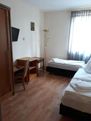 Ein Bett oder Betten in einem Zimmer der Unterkunft Donauauen Apartments
