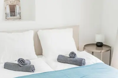Ein Bett oder Betten in einem Zimmer der Unterkunft Central Two Room Apartment