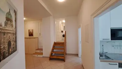 TV/Unterhaltungsangebot in der Unterkunft Möbliertes Apartment in Zentrumsnähe