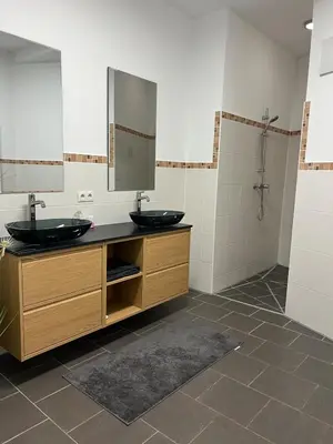 Ein Badezimmer in der Unterkunft Loft apartment with terrace