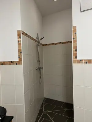 Ein Badezimmer in der Unterkunft Loft apartment with terrace