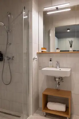 Ein Badezimmer in der Unterkunft Tribera Vienna Erdberg