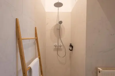 Ein Badezimmer in der Unterkunft josef's home I Comfort Studio 03